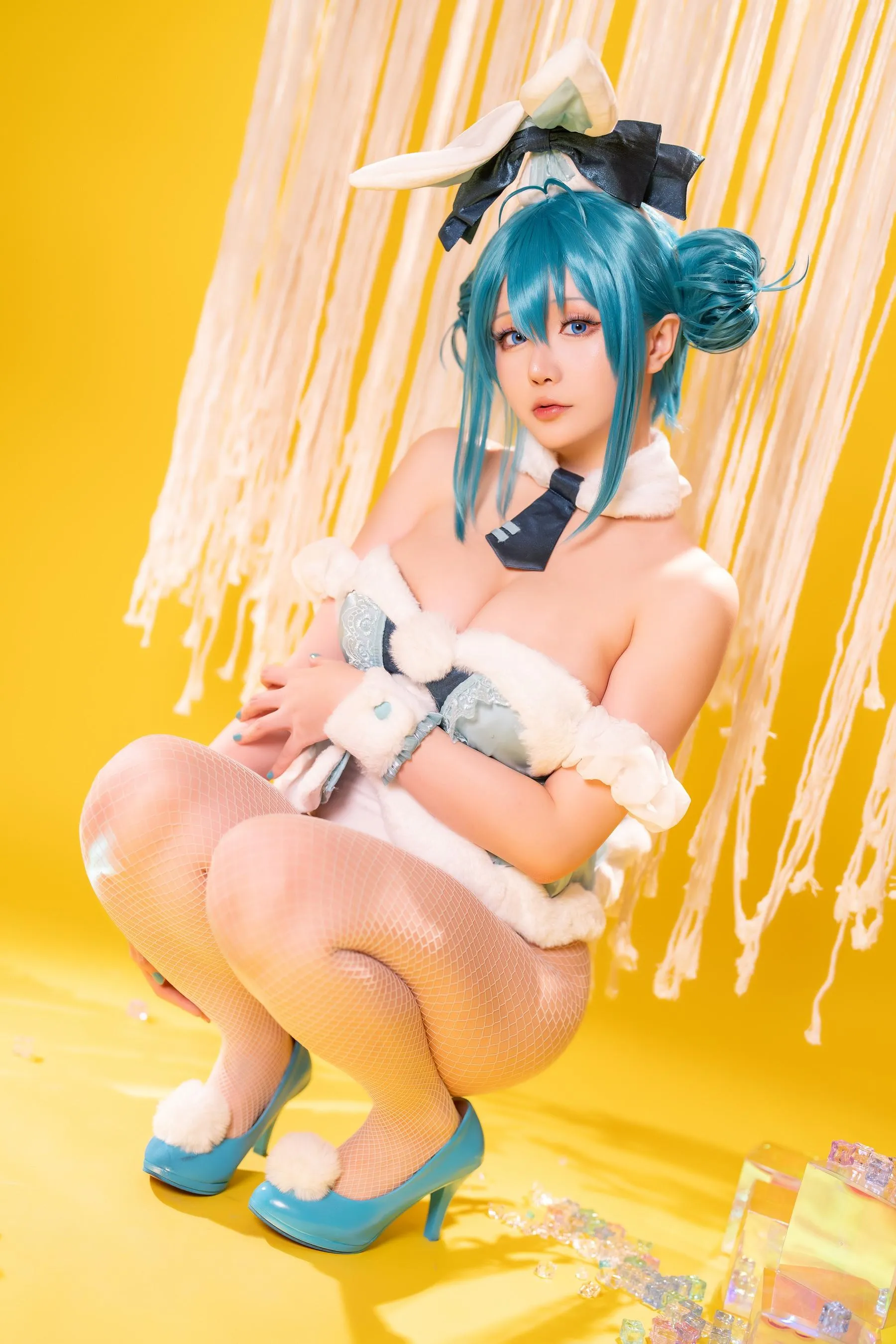 星之迟迟 – NO.158 23年9月计划A 初音未来 白兔女郎 [77P]插图6